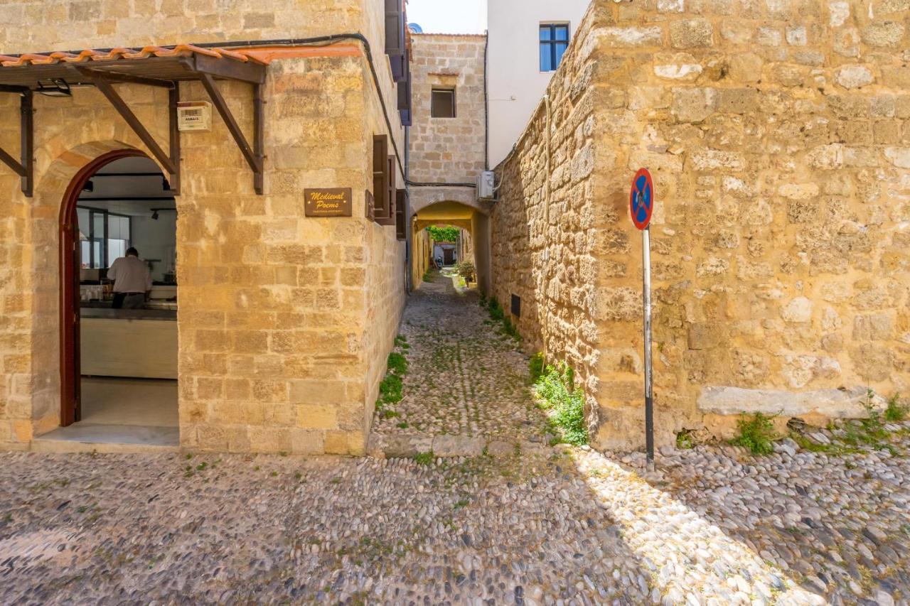 Medieval Poem Rhodes City Buitenkant foto
