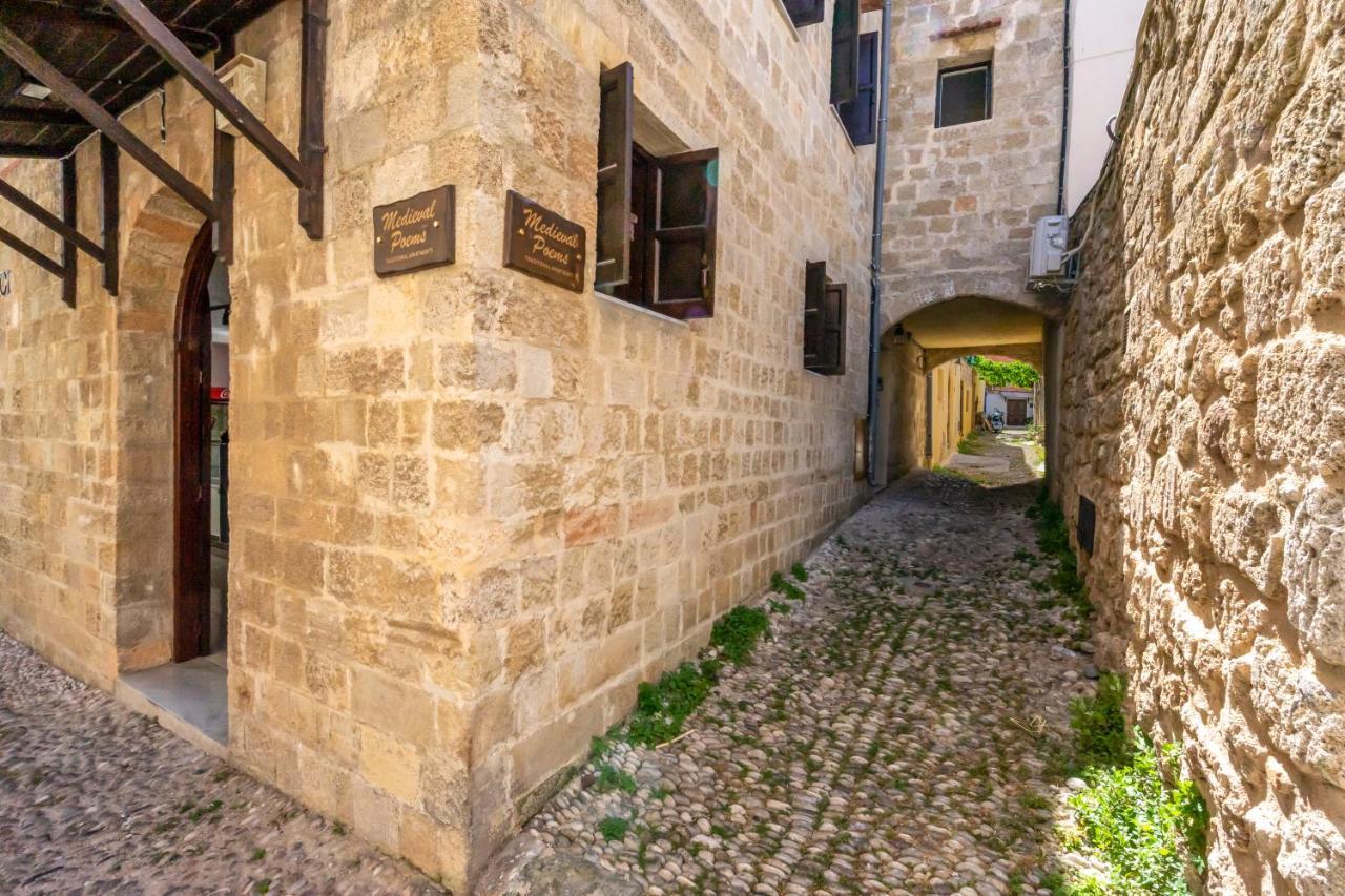 Medieval Poem Rhodes City Buitenkant foto